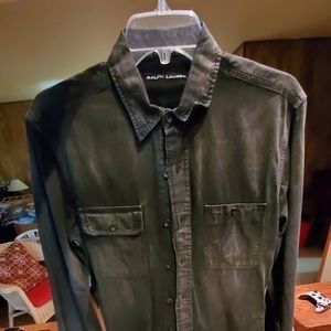 Ralph Lauren Black Denim Shirt